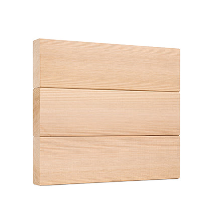 PROSAUNAS Cedar Bench Material 2" x 4" Vertical Grain A+ Smooth 4-Side Eased Edges