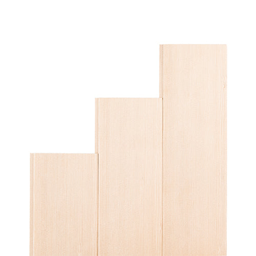 PROSAUNAS Hemlock Sauna Wall Cladding 1/2" x 4" Vertical Grain A+ T&G V-Joint