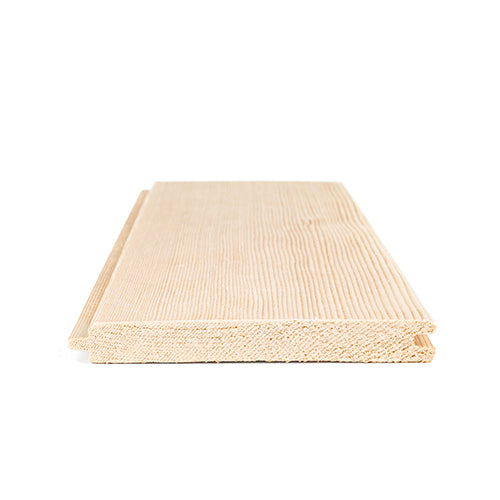 PROSAUNAS Hemlock Sauna Wall Cladding 1/2" x 4" Vertical Grain A+ T&G V-Joint