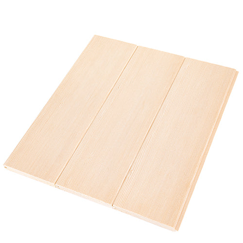 PROSAUNAS Hemlock Sauna Wall Cladding 1/2" x 4" Vertical Grain A+ T&G V-Joint