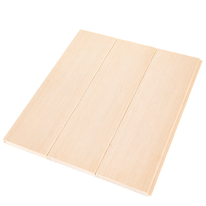 PROSAUNAS Hemlock Sauna Wall Cladding 1/2" x 4" Vertical Grain A+ T&G V-Joint
