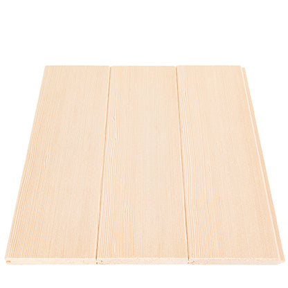 PROSAUNAS Hemlock Sauna Wall Cladding 1/2" x 4" Vertical Grain A+ T&G V-Joint