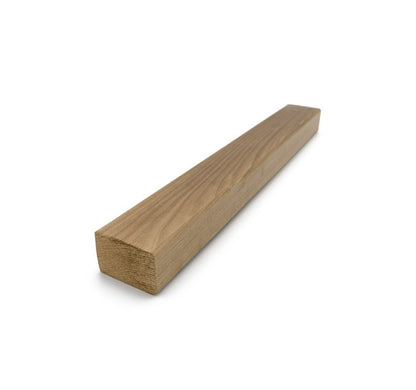 PROSAUNAS Thermo-Aspen Sauna Trim Moulding 2" x 2" Smooth 4-Side Eased Edges SHP