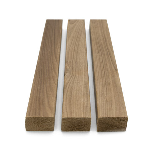 PROSAUNAS Thermo-Aspen Sauna Trim Moulding 2" x 2" Smooth 4-Side Eased Edges SHP