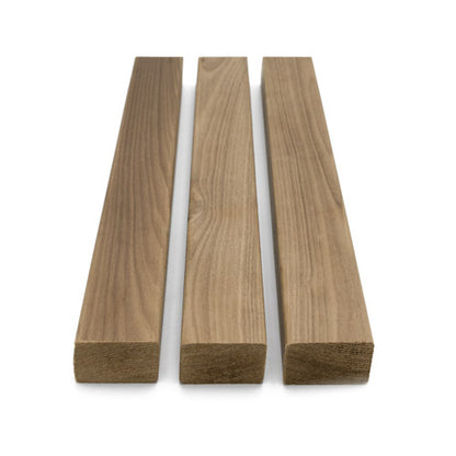 PROSAUNAS Thermo-Aspen Sauna Trim Moulding 2" x 2" Smooth 4-Side Eased Edges SHP