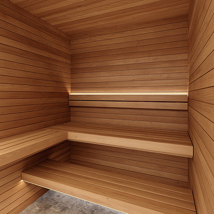 PROSAUNAS Thermo-Aspen Sauna Door Trim 1" x 2" UK Profile Casing
