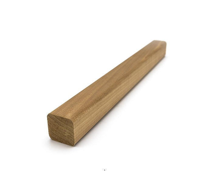PROSAUNAS Thermo-Aspen Sauna Trim Moulding 2" x 2" (28mm x 28mm) Smooth 4-Side Eased Edges SHP