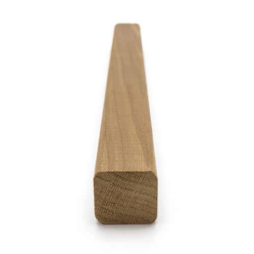 PROSAUNAS Thermo-Aspen Sauna Trim Moulding 2" x 2" (28mm x 28mm) Smooth 4-Side Eased Edges SHP