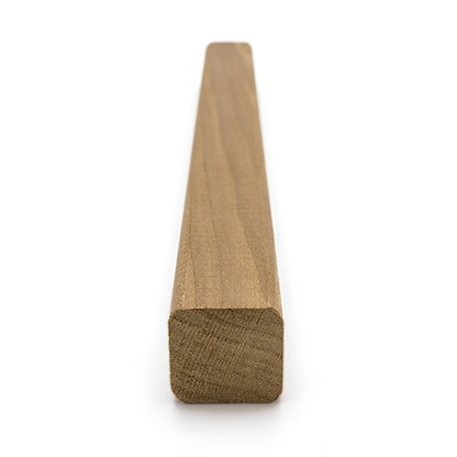 PROSAUNAS Thermo-Aspen Sauna Trim Moulding 2" x 2" (28mm x 28mm) Smooth 4-Side Eased Edges SHP