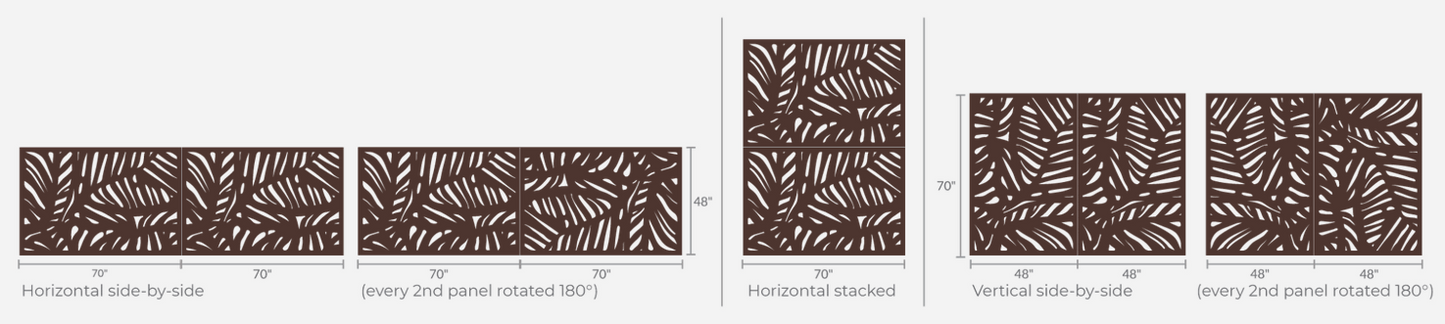 OUTDECO Decorative Screen Daintree