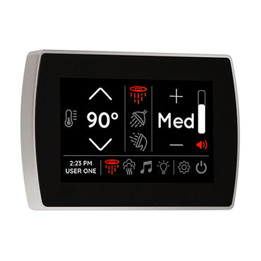 ThermaSol SignaTouch Digital Steam Shower Control, Touchscreen, 5 Inch