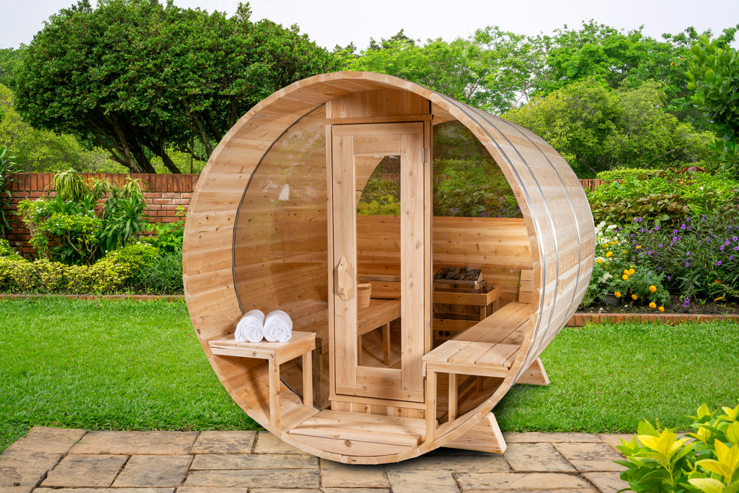 LeisureCraft Serenity MP Barrel Sauna - CTC2245MP