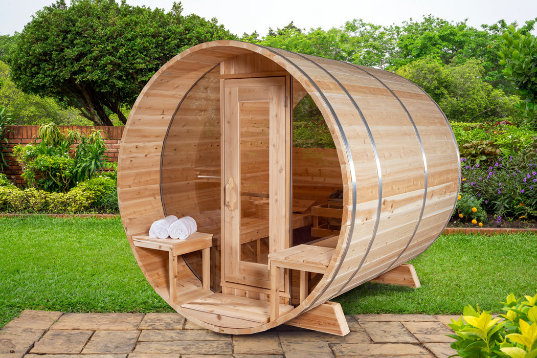 LeisureCraft Serenity MP Barrel Sauna - CTC2245MP