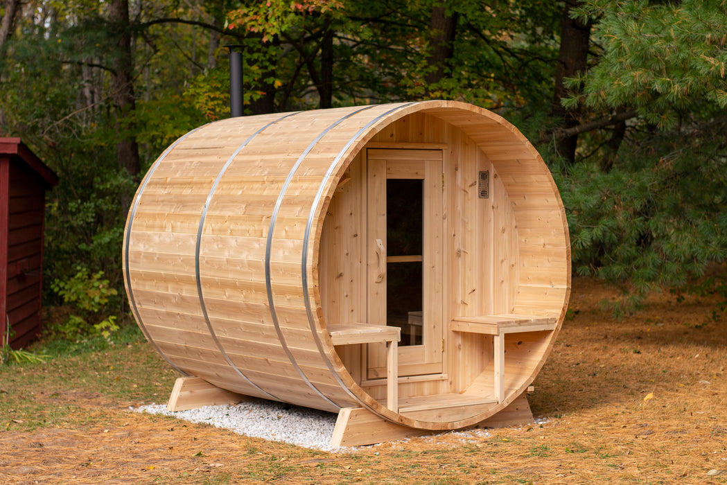 LeisureCraft Serenity Barrel Sauna - CTC2245W