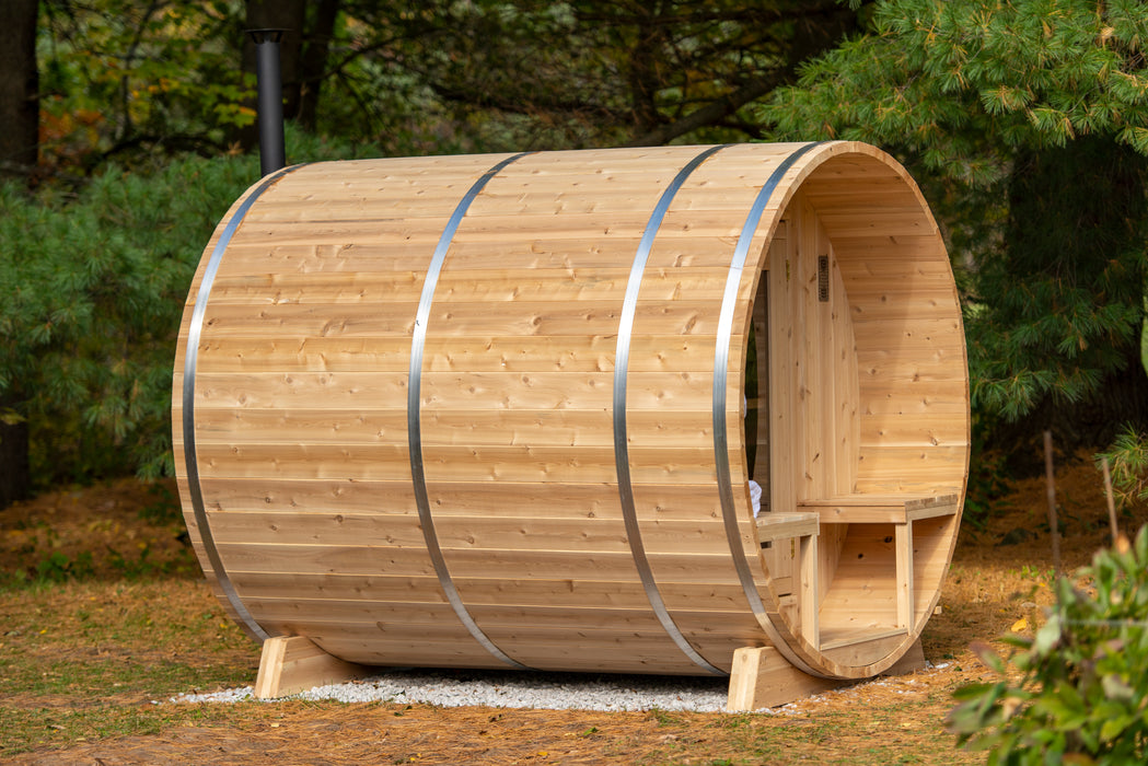 LeisureCraft Serenity Barrel Sauna - CTC2245W