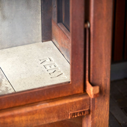 RB73 Quaruba XL 3-Sided Glass Fireplace