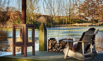 RB73 Quaruba XXL 3-Sided Glass Fireplace