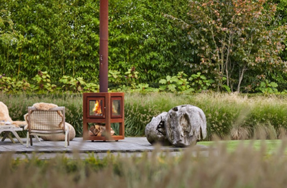 RB73 Quaruba L 3-Sided Glass Fireplace