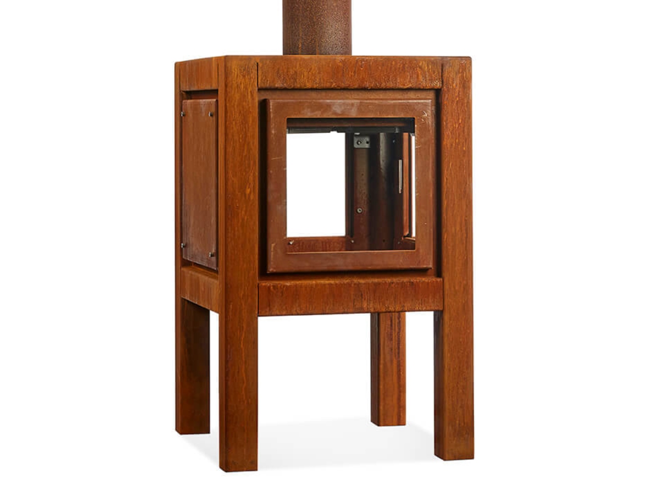 RB73 Quaruba L 3-Sided Glass Fireplace