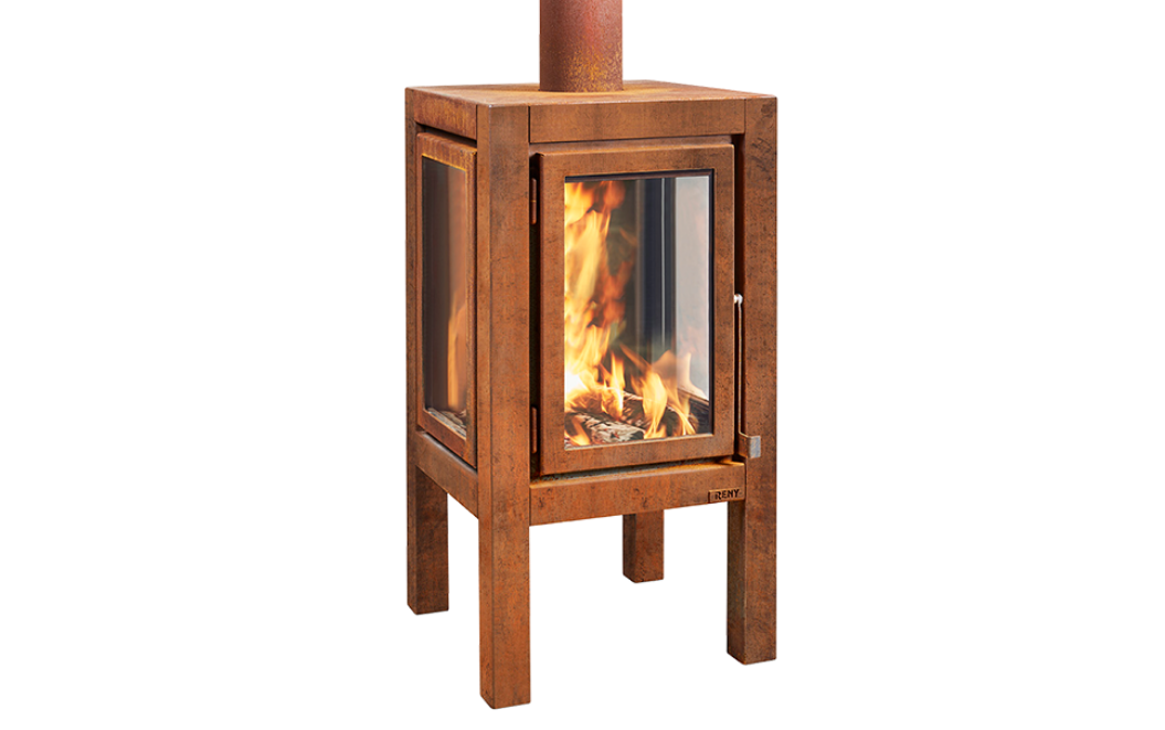 RB73 Quaruba XXL 3-Sided Glass Fireplace