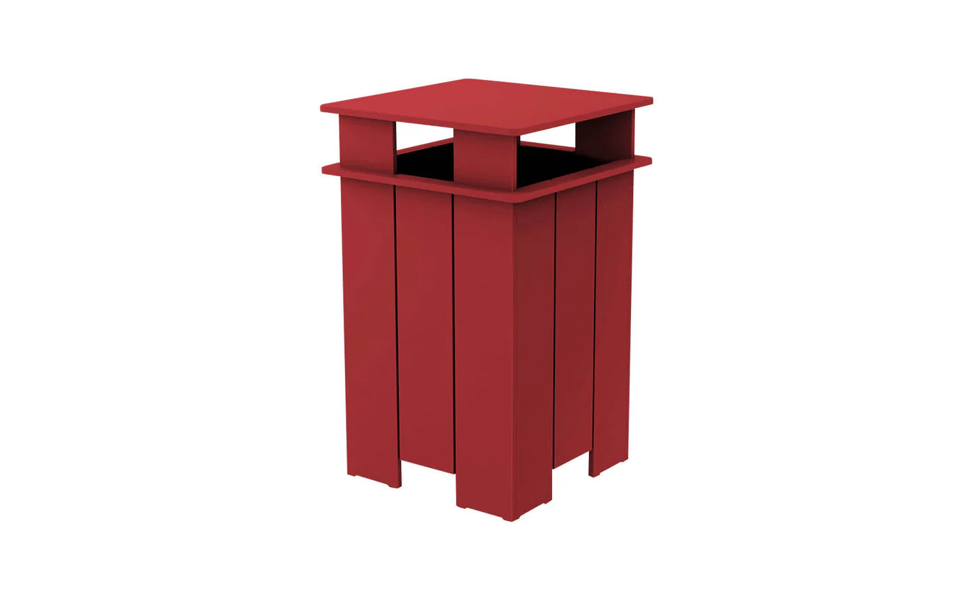 Ledge Lounger Mainstay Square Trash Bin (Available in 8 Resin Colors) - LL-MS-ITB-SQ-CD