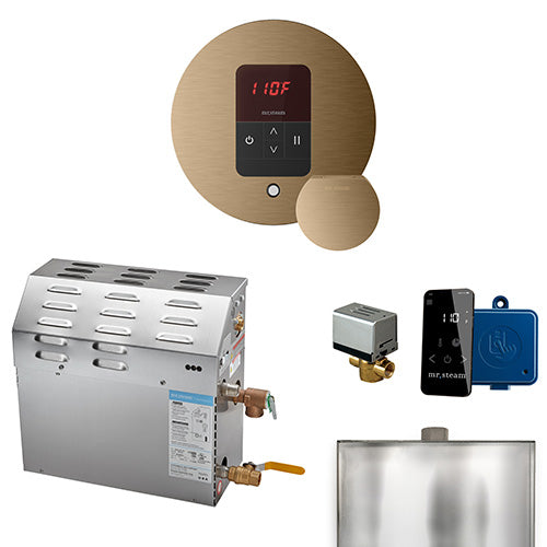 Mr.Steam MSSUPER iTempo Steam Shower Generator Package w/ Accessories, Up to 15kW