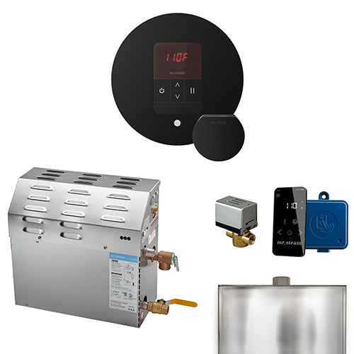 Mr.Steam MS iTempo Steam Shower Generator Package w/ Accessories, Up to 9kW