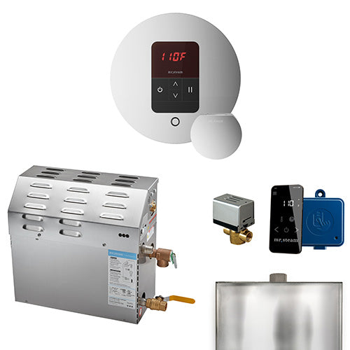 Mr.Steam MS iTempo Steam Shower Generator Package w/ Accessories, Up to 9kW