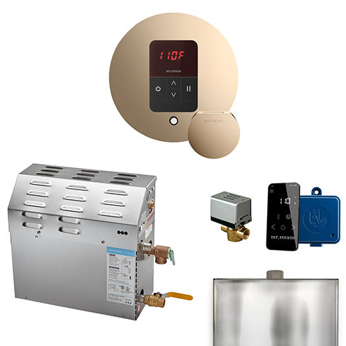 Mr.Steam MSSUPER iTempo Steam Shower Generator Package w/ Accessories, Up to 15kW