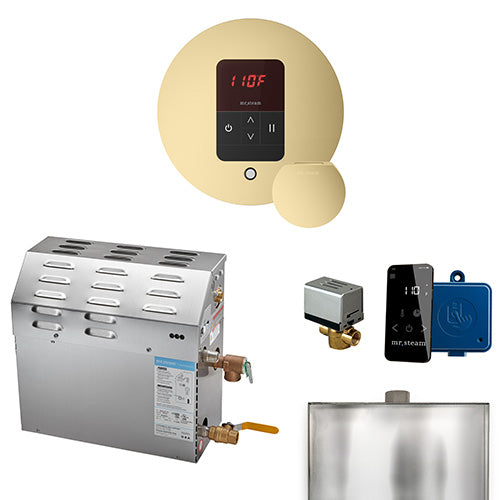 Mr.Steam MS iTempo Steam Shower Generator Package w/ Accessories, Up to 9kW