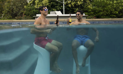 Ledge Lounger In-Pool Signature Barstool Bar Height (Available in 8 Resin Colors) - LL-SG-BS-42-DB