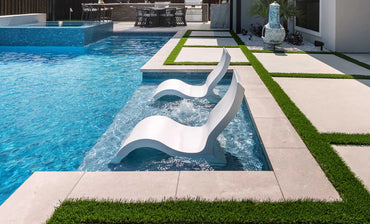 Ledge Lounger In-Pool Signature Lowback Chair (Available in 8 Resin Colors) - LL-SG-LBCR-GG