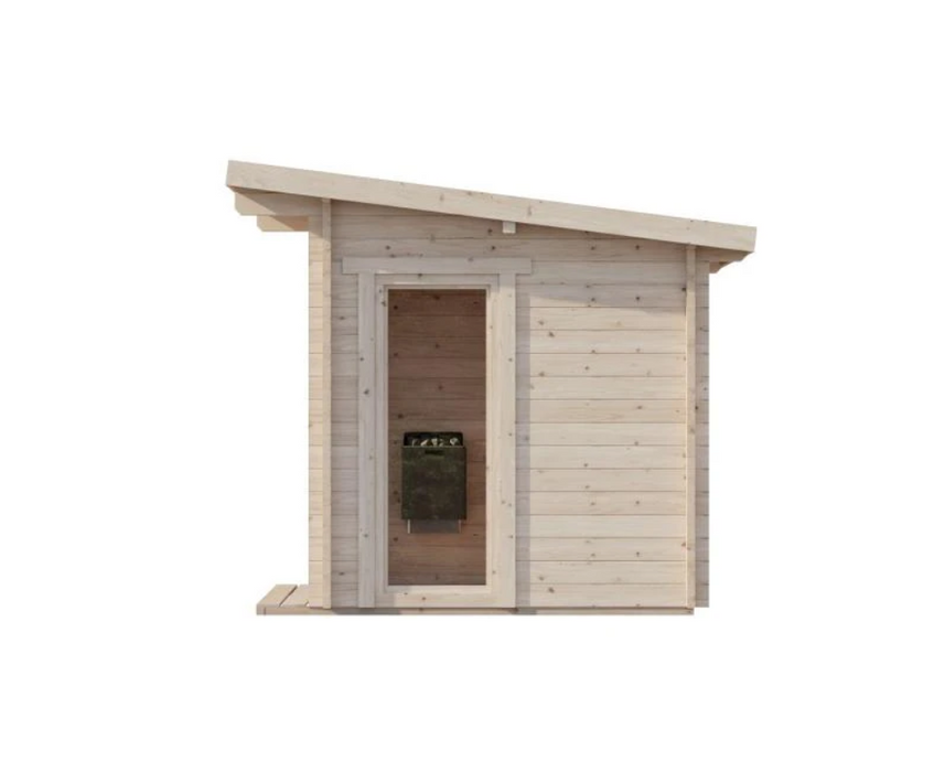 SaunaLife Model G4 6-Person Outdoor Home Sauna Kit - SL-MODELG4