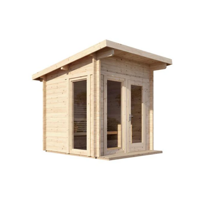 SaunaLife Model G4 6-Person Outdoor Home Sauna Kit - SL-MODELG4