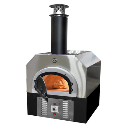 Chicago Brick Oven CBO-750 Hybrid Residential Countertop NG SS - 3K With Skirt