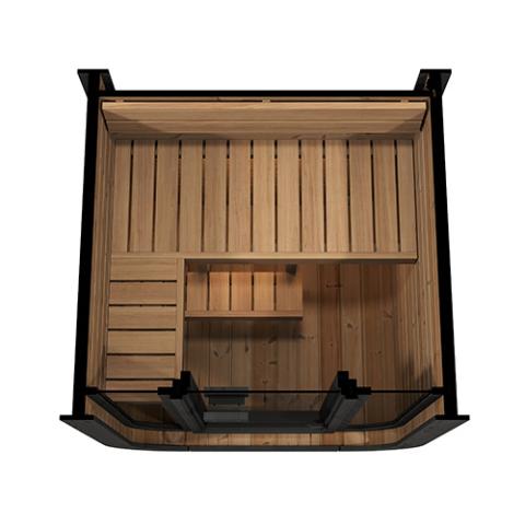 SaunaLife Model CL3G Cube-Series Outdoor Home Sauna Kit - SL-MODELCL3G