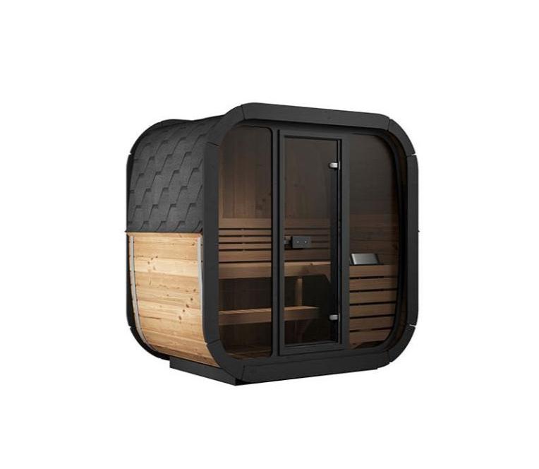 SaunaLife Model CL4G 3 Person Outdoor Cube Sauna - SL-MODELCL4G