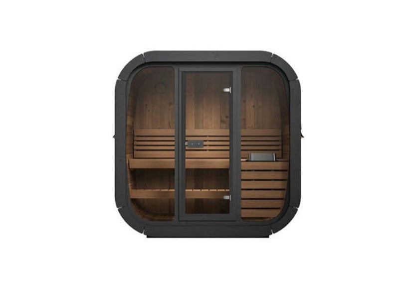 SaunaLife Model CL4G 3 Person Outdoor Cube Sauna - SL-MODELCL4G