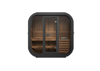 SaunaLife Model CL4G 3 Person Outdoor Cube Sauna - SL-MODELCL4G