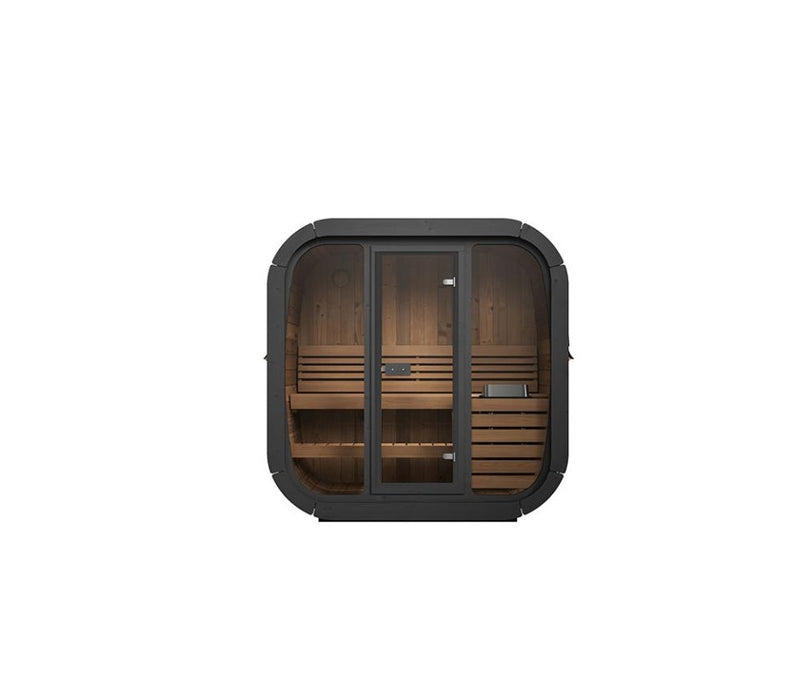 SaunaLife Model CL4G 3 Person Outdoor Cube Sauna - SL-MODELCL4G