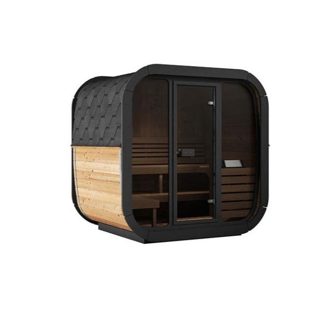 SaunaLife Model CL5G 4-Person Outdoor Cube Sauna - SL-MODELCL5G