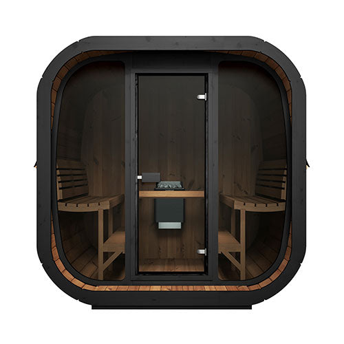 SaunaLife Model CL7G Cube-Series Outdoor Home Sauna Kit, Up to 6 Persons - SL-MODELCL7G