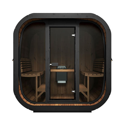 SaunaLife Model CL7G Cube-Series Outdoor Home Sauna Kit, Up to 6 Persons - SL-MODELCL7G