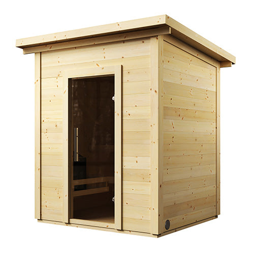 SaunaLife Model G2 Garden-Series Outdoor Home Sauna Kit, Up to 6 Persons - SL-MODELG2
