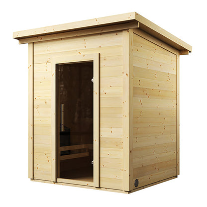SaunaLife Model G2 Garden-Series Outdoor Home Sauna Kit, Up to 6 Persons - SL-MODELG2