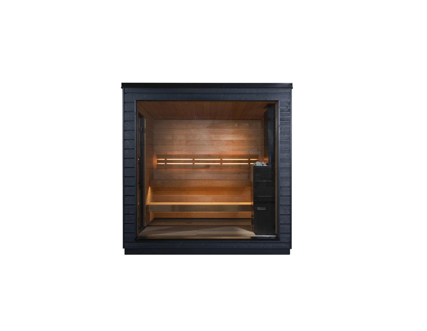 SaunaLife Model G6 Pre-Assembled Outdoor Home Sauna -  SL-MODELG6-R