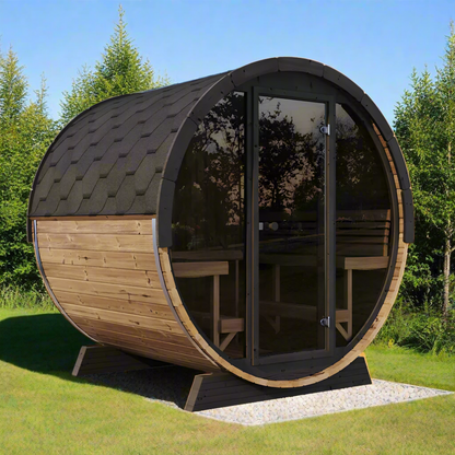 SaunaLife Model EE8G Sauna Barrel, 6-Person - SL-MODELEE8G