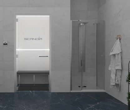 Scandia Advanced Hybrid Steam Room - 60" x 60" x 96"-AHSR3