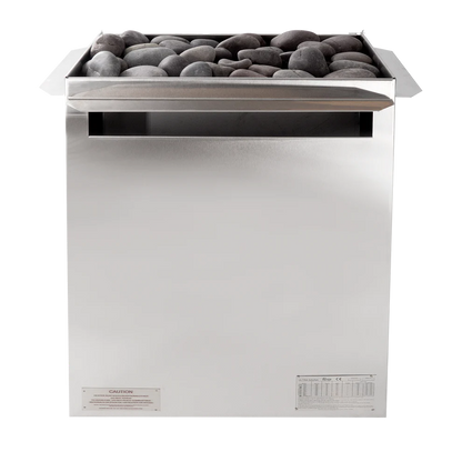 Scandia Electric Ultra Sauna Heater - Large (12.0-18.0KW) - 12.00 KW - 208V - 1P - 24 Hour - Thermostat on Control Box-SN-HEL-12208-24