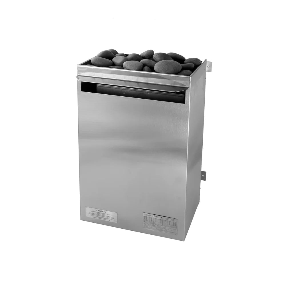 Scandia Electric Ultra Sauna Heater - Small (3.0-4.5KW) - 3.0 KW - 240V - 1P - 60 Min - Thermostat on Control Box-SN-HES-30240-60